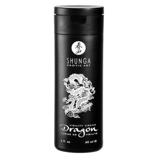 Shunga Dragon Cream, 60 ml - возбуждающий крем для пар с покалыванием и эффектом холод/тепло