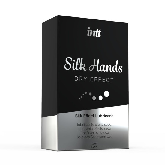 Ультра-густая силиконовая смазка с матовым эффектом Intt Silk Hands, 15 ml