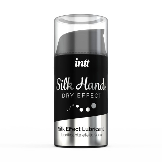 Ультра-густая силиконовая смазка с матовым эффектом Intt Silk Hands, 15 ml
