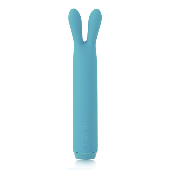Вибратор с ушками бирюзового цвета, глубокая вибрация Je Joue Rabbit Bullet Vibrator Teal