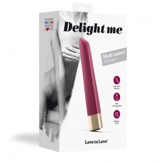 Мінівібратор потужний з м'яким кінчиком Love To Love Delight Me Prune