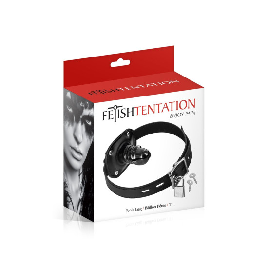 Кляп з маленьким фалоімітатором Fetish Tentation Penis Gag T1