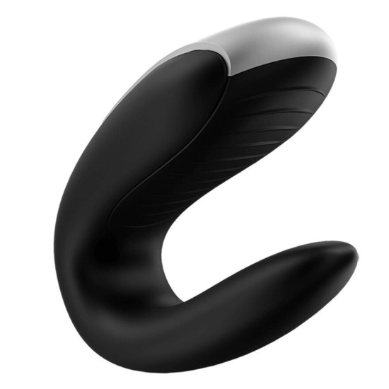 Смарт-вибратор для пар, чёрный Satisfyer Double Fun Black
