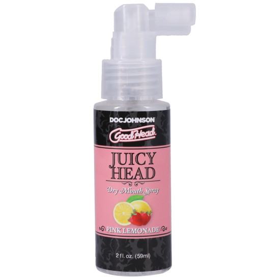 Увлажняющий спрей для орального секса со вкусом лимонада Doc Johnson GoodHead Juicy Head Dry Mouth Spray Pink Lemonade, 59 ml
