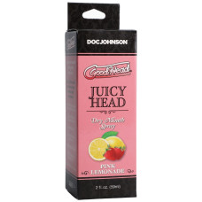 Зволожуючий спрей для орального сексу зі смаком лимонаду Doc Johnson GoodHead Juicy Head Dry Mouth Spray Pink Lemonade, 59 ml