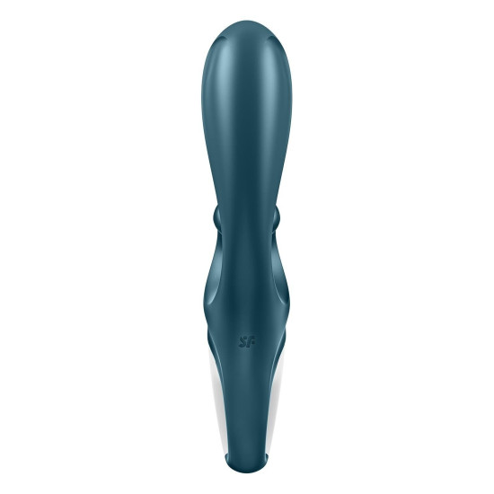 Вібратор-кролик, блакитно-сірий Satisfyer Hug Me Bluegrey