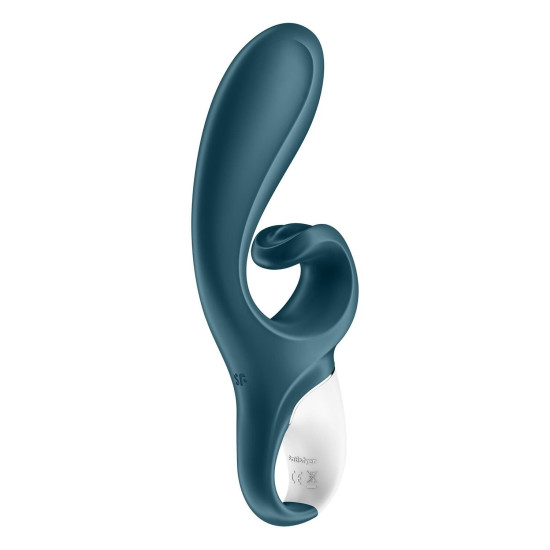 Вібратор-кролик, блакитно-сірий Satisfyer Hug Me Bluegrey