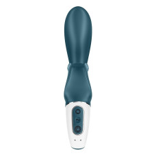 Вібратор-кролик, блакитно-сірий Satisfyer Hug Me Bluegrey