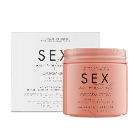 Натуральная пищевая добавка для повышения либидо Bijoux Indiscrets Sex au Naturel Orgasm Glow