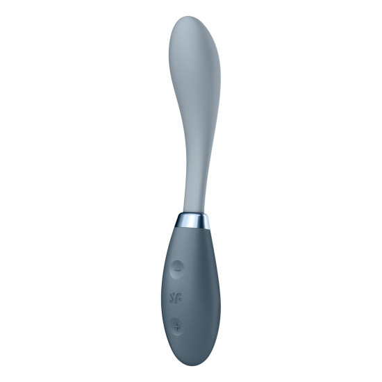 Вібратор з гнучким стовбуром і фіксацією положення, сірий Satisfyer G-Spot Flex 3 Grey