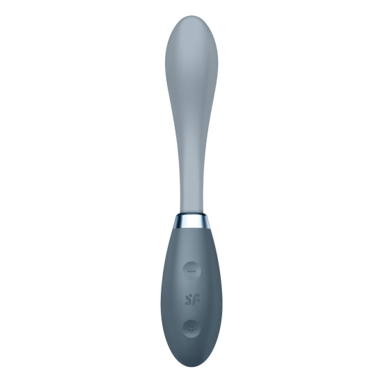 Вібратор з гнучким стовбуром і фіксацією положення, сірий Satisfyer G-Spot Flex 3 Grey