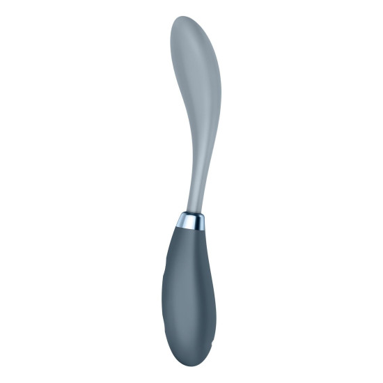 Вібратор з гнучким стовбуром і фіксацією положення, сірий Satisfyer G-Spot Flex 3 Grey