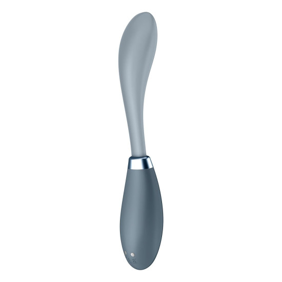 Вібратор з гнучким стовбуром і фіксацією положення, сірий Satisfyer G-Spot Flex 3 Grey