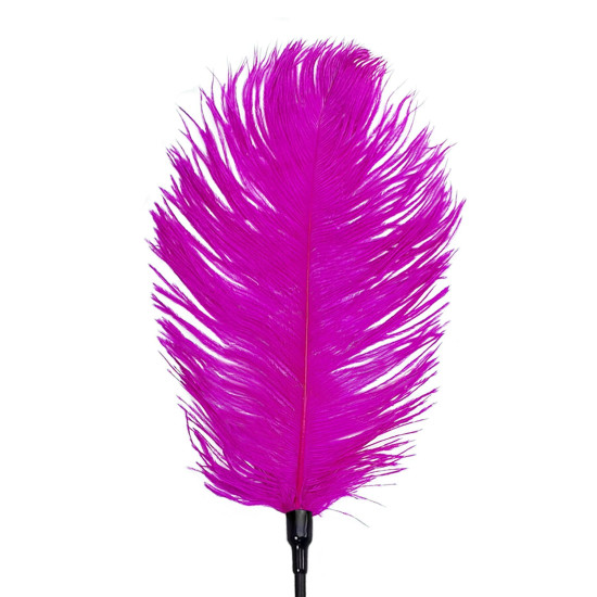 Щекоталка со страусиным пером, тёмно-розовая Art of Sex Feather Tickler Dark Pink