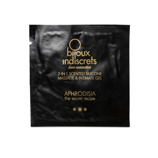 Пробник 2-в-1 олійки та гелю для масажу Bijoux Indiscrets Sachette 2IN1 Aphrodisia, 2 ml