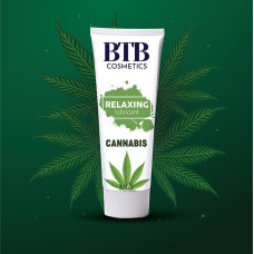 Лубрикант с ароматом конопли на водной основе BTB FLAVORED CANNABIS, 100 ml