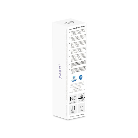 Интерактивный вибростимулятор для точки G, фиолетовый Kiiroo Pearl 3 Purple