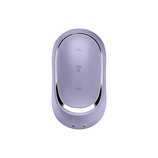 Вакуумний стимулятор з вібрацією, фіолетовий Satisfyer Pro To Go 2 Violet