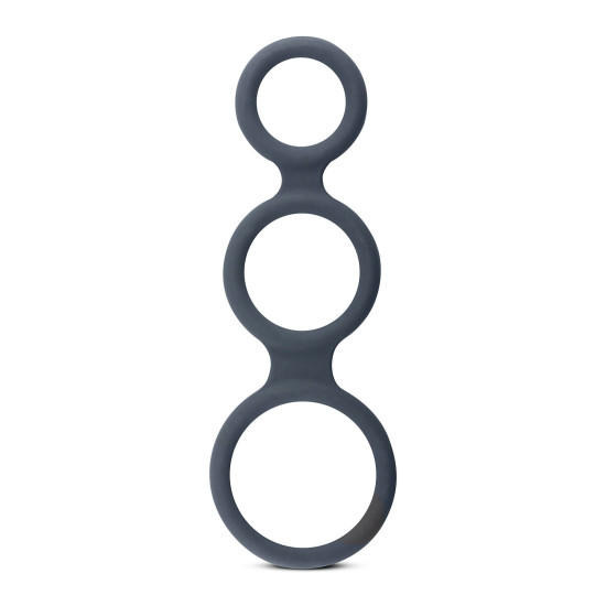 Тройное эрекционное кольцо, диаметр 2.6, 3.3 и 3.8 см Boners Triple Ring