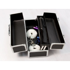 Кейс для зберігання секс-іграшок, чорний BMS Factory Large Lokable Vibrator Case Black
