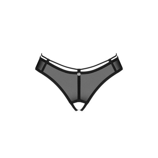 Трусики с открытым доступом Obsessive Roxelia Crotchless Thong, XL/2XL