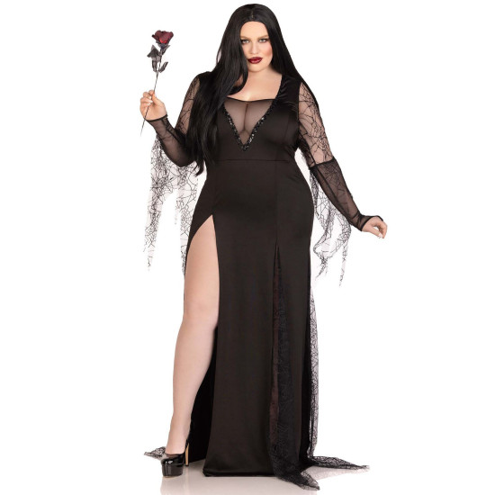 Костюм Мортиши Аддамс Leg Avenue Sexy Spooky Morticia, 3X–4X