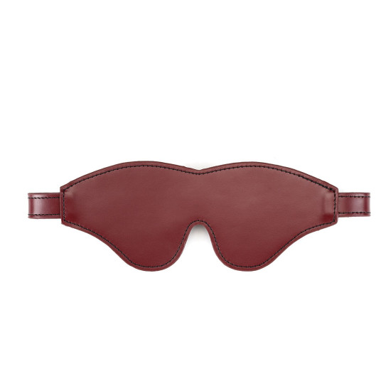 Шкіряна маска на очі, червона Liebe Seele Wine Red Blindfold