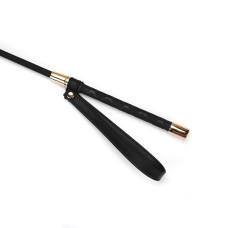 Шльопалка-сердечко з екошкіри Liebe Seele Black Organosilicon Riding Crop