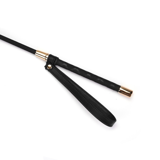 Шльопалка-сердечко з екошкіри Liebe Seele Black Organosilicon Riding Crop