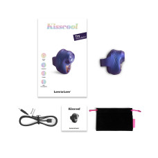 Вібратор на палець, фіолетовий Love To Love Kisscool Iridescent Indigo