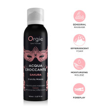 Масажна пінка з ефектом лопаючихся бульбашок, аромат сакури Orgie Acqua Croccante Sakura, 150 ml