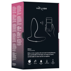 Анальна смарт-вібропробка, чорна з пультом ДУ We-Vibe Ditto+ Satin Black