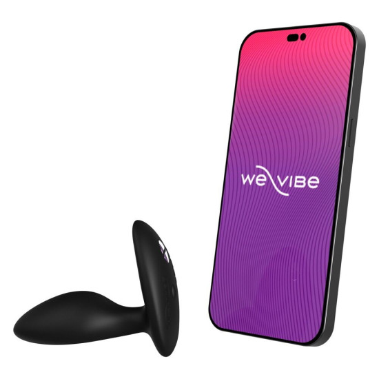 Анальная смарт-вибропробка, черная с пультом ДУ We-Vibe Ditto+ Satin Black