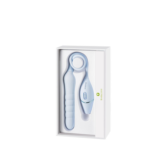 Пульсатор з вакуумним стимулятором, блакитний KISSTOY Cathy III Light Blue