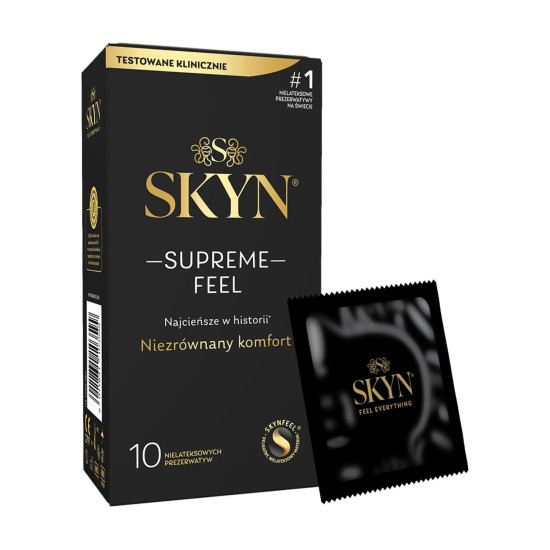Ультратонкі презервативи преміум-класу SKYN Supreme Feel, 10 шт