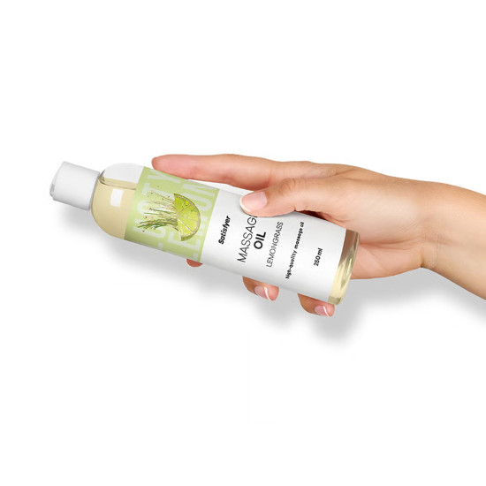 Массажное масло, лемонграсс Satisfyer Massage Oil Lemongrass, 250 ml (срок 30.04.2027)