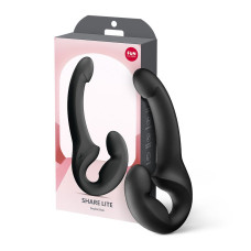 Облегченный регулируемый безремневой страпон, черный Fun Factory SHARE LITE Black