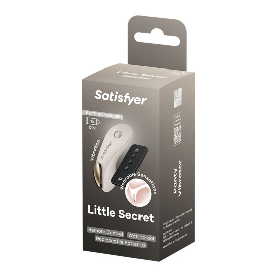 Вибратор в трусики с пультом ДУ Satisfyer Little Secret Battery Series