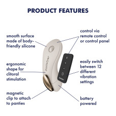 Вибратор в трусики с пультом ДУ Satisfyer Little Secret Battery Series