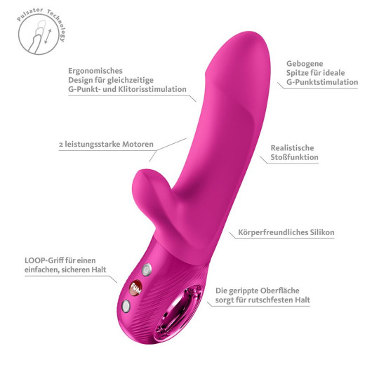 Пульсатор, пурпурный Fun Factory Bi Stronic Embrace Magenta