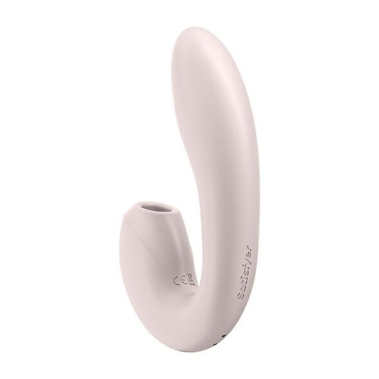 Вакуумний смарт-вібратор з 4 положеннями стовбура, рожевий Satisfyer Sunray Pink
