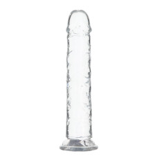 Прозрачный фаллоимитатор, длина 20.3 см ADDICTION Vertical Dong, 8″ (лопнул блистер)