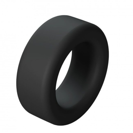 Эрекционное кольцо широкое, черное Love To Love COOL RING BLACK ONYX