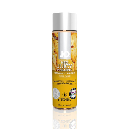 Оральный лубрикант со вкусом ананаса на водной основе JO H2O Juicy Pineapple, 120 ml