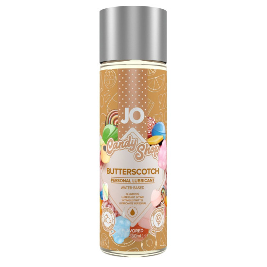 Оральный лубрикант со вкусом ирисок на водной основе JO H2O Candy Shop Butterscotch, 60 ml