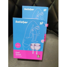 Набор менструальных чаш Satisfyer Feel Good (lila), 15мл и 20мл (мятая упаковка)