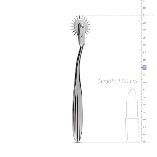 Игольчатое колесо Вартенберга, серебристое Sinner Gear Unbendable Pinwheel 1-Wheel Steel