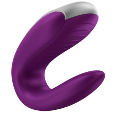 Смарт-вибратор для пар, фиолетовый Satisfyer Double Fun Violet