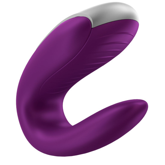 Смарт-вибратор для пар, фиолетовый Satisfyer Double Fun Violet