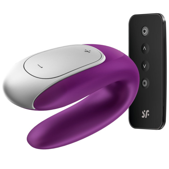 Смарт-вибратор для пар, фиолетовый Satisfyer Double Fun Violet